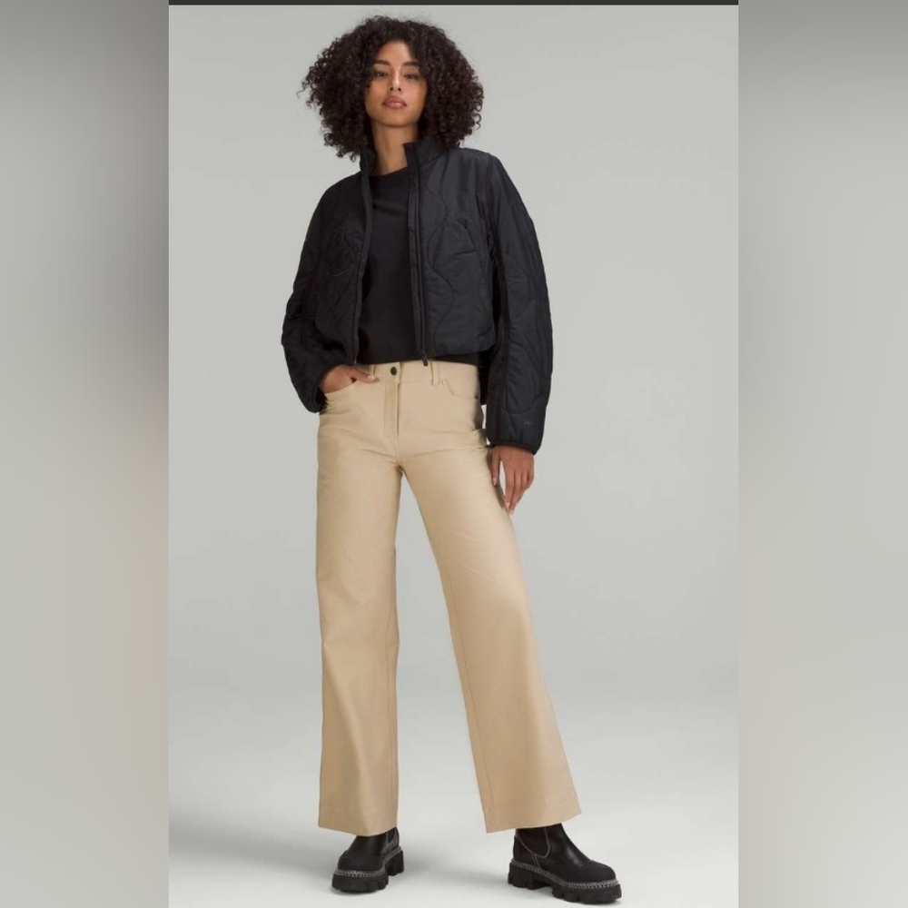 Lululemon City Sleek 5 Pocket Wide-Leg High Rise Pant